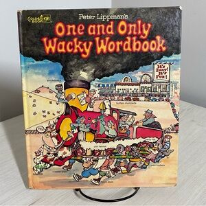 One and Only Wacky Wordbook by Peter Lippman (1979, Hardcover) Golden Book Acc
